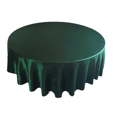 Nappe 120'' ronde Fandango vert chasseur