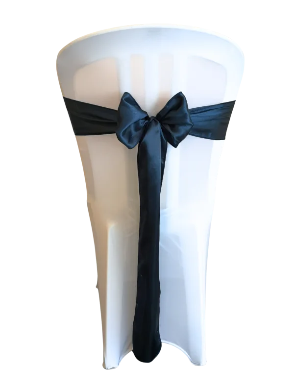Boucle en satin marine
