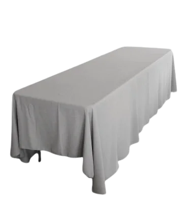 Nappe 90x132 burlap grise