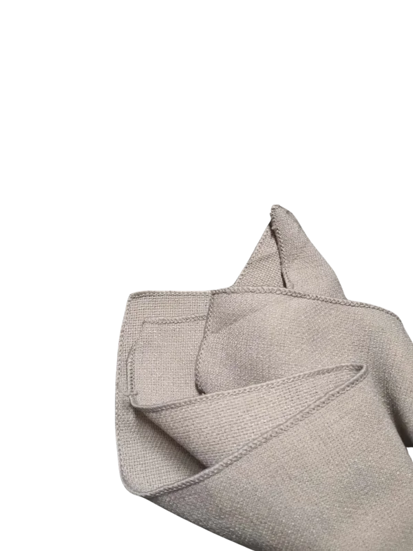 Serviette de table burlap grise