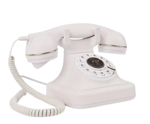 White telephone