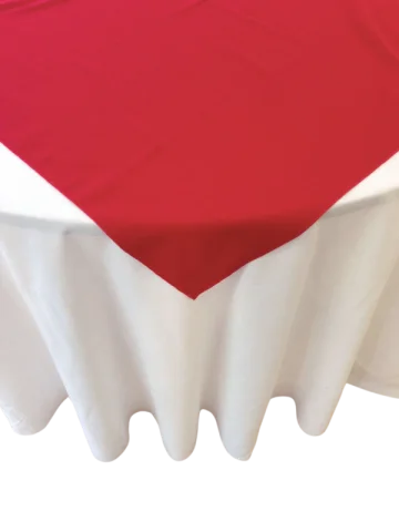 Nappe 60x60 rouge
