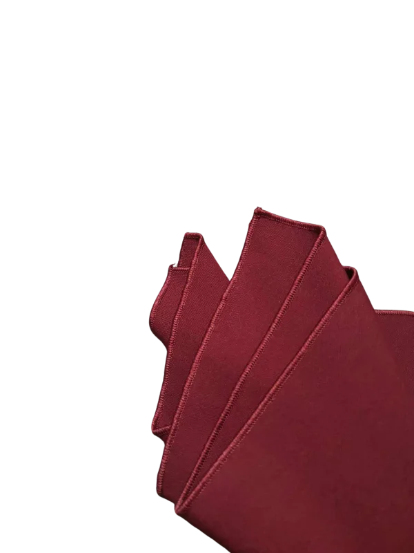 Burgundy napkin