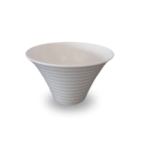 Bol à salade blanc porcelaine