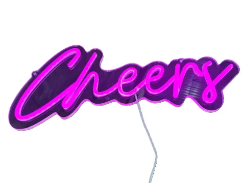 Cheers lumineux rose
