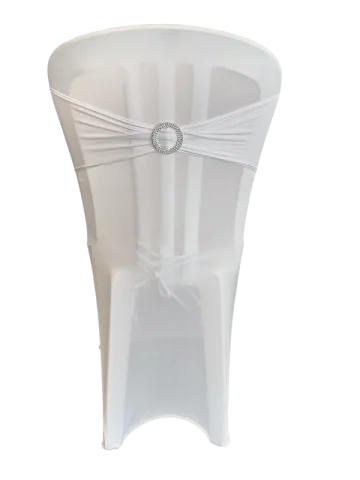 Bandeau blanc avec bijou