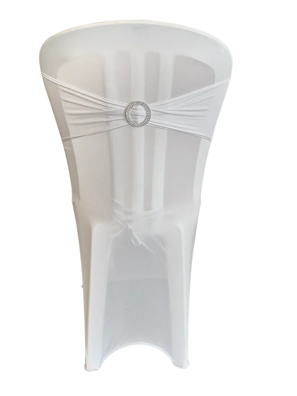Bandeau blanc avec bijou