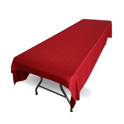 Nappe 60x100 sarcelle rouge