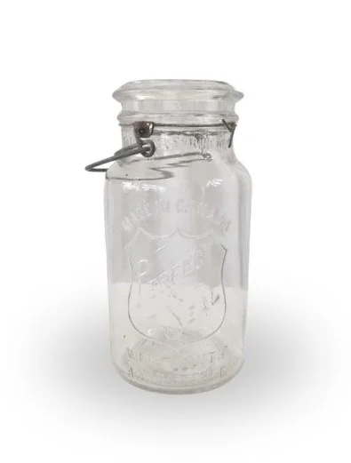 Vase gros pot mason