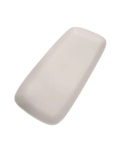 Plateau de service blanc 8''x17''