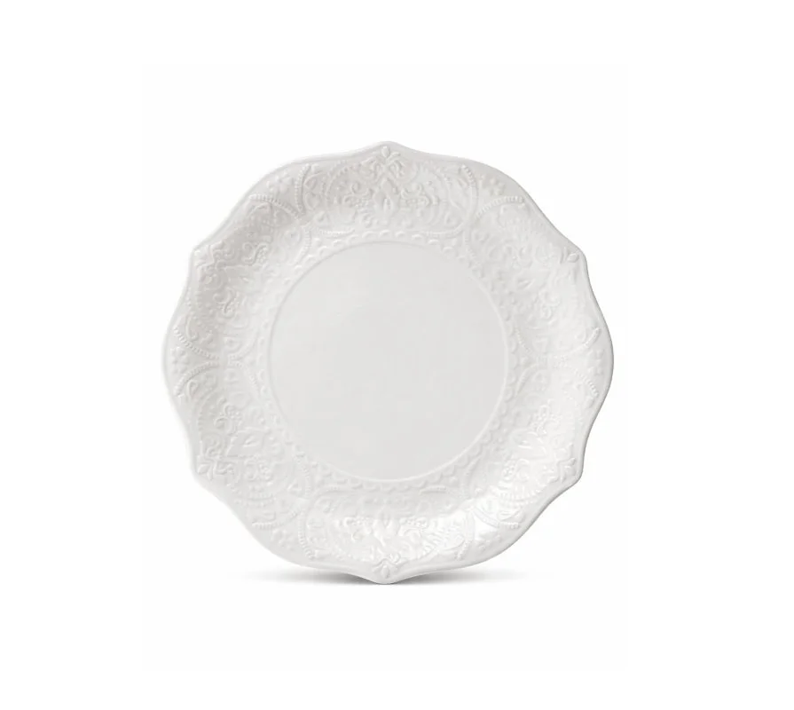 Assiette antique blanche 8''