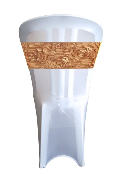 Bandeau rosette doré
