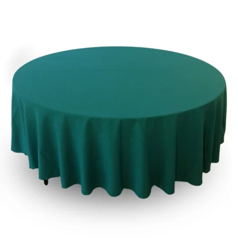 Nappe 90'' ronde turquoise