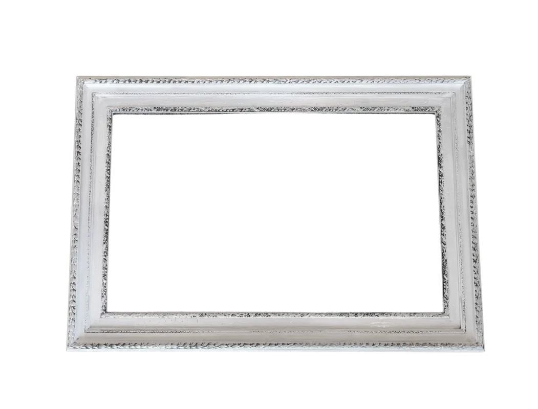 Cadre blanc rustique