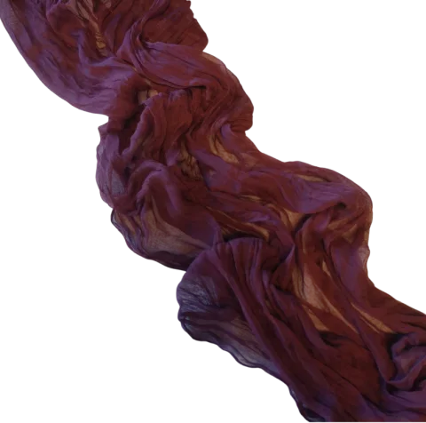Chemin de table étamine bourgogne