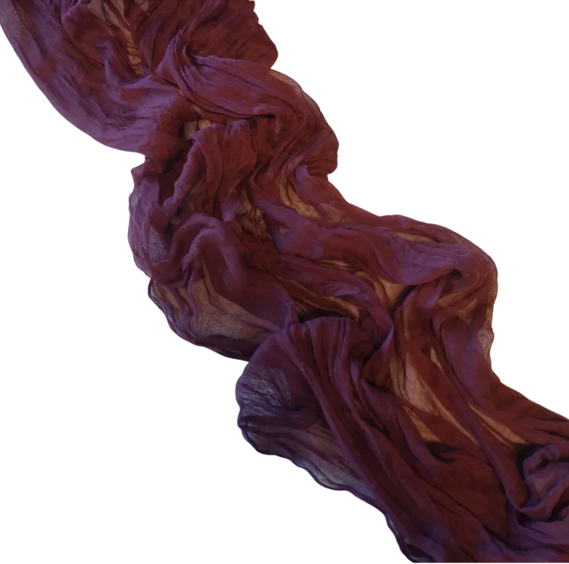 Chemin de table étamine bourgogne
