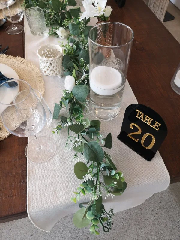 Mixed eucalyptus greenery garland 5'