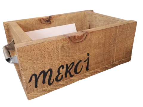 Boite à carte rustique