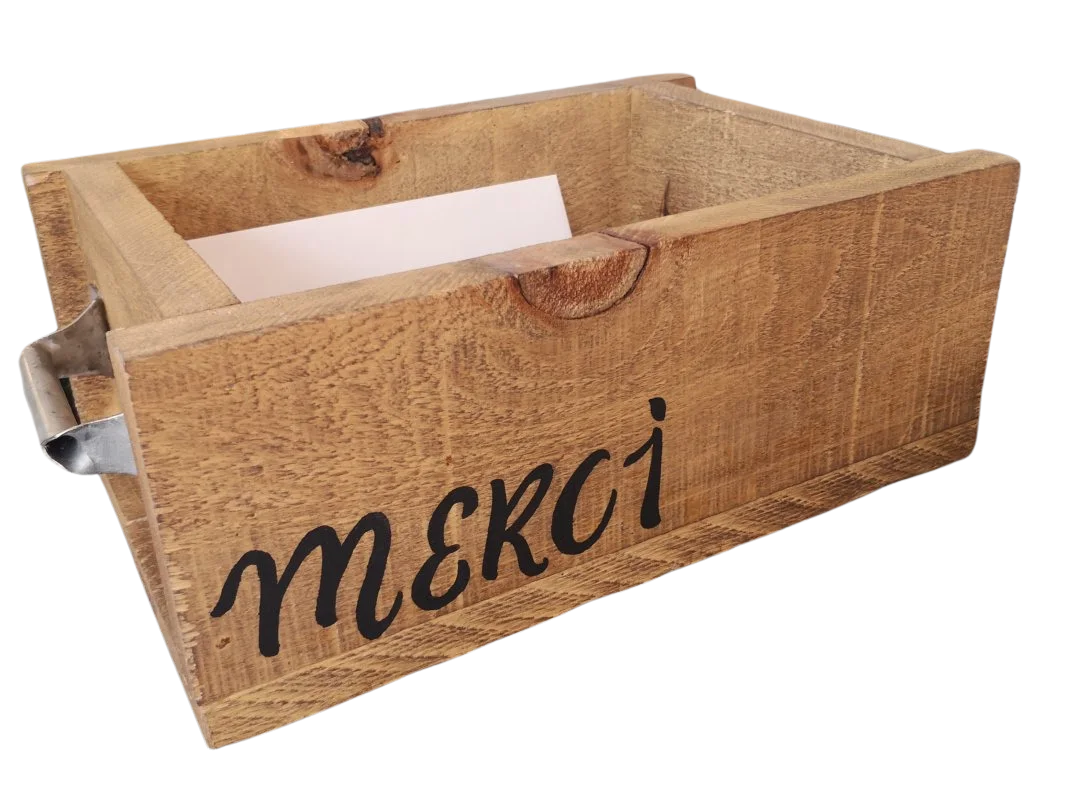 Boite à carte rustique