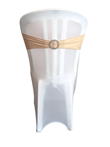 Bandeau beige avec bijou