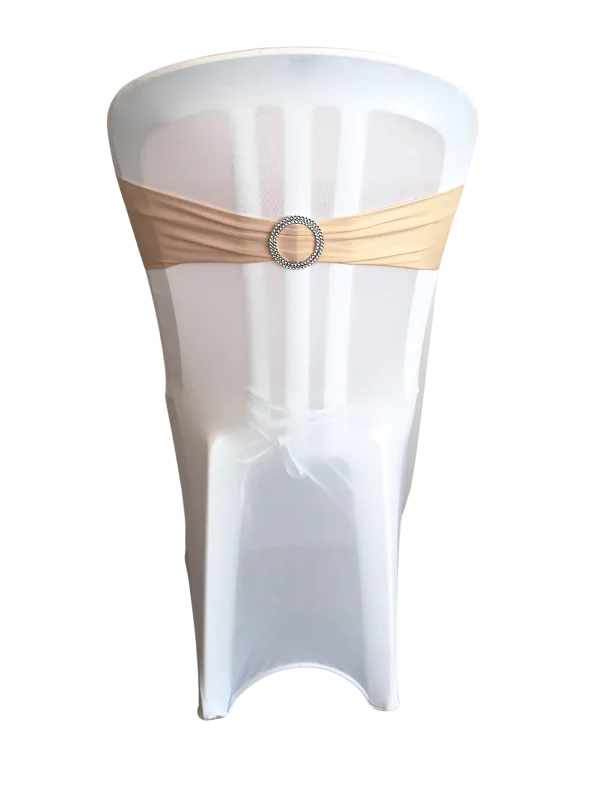 Bandeau beige avec bijou