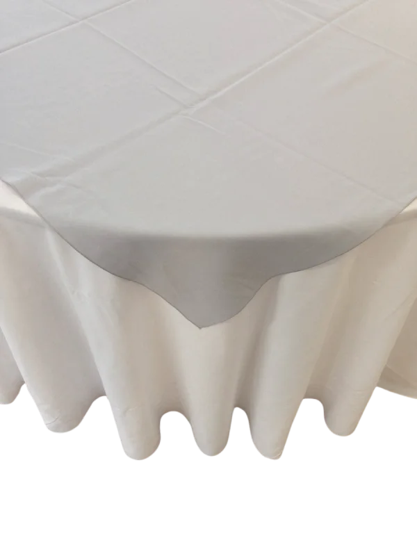 Nappe 54x54 gris bleu