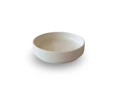 Assiette à beurre blanche