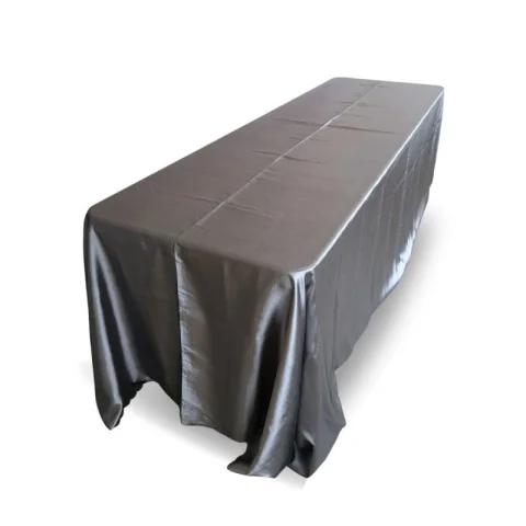 Nappe 90x156 satin charcoal