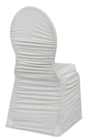 Couvre-chaise spandex blanc princesse