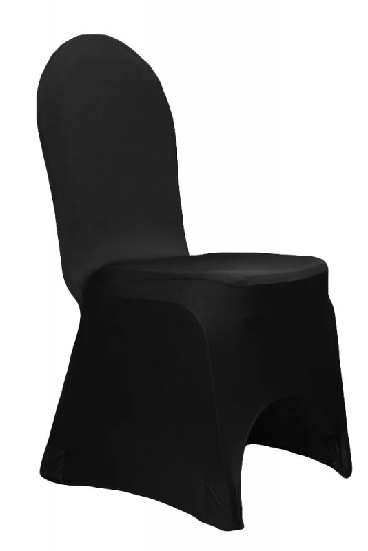 Couvre-chaise en spandex noir