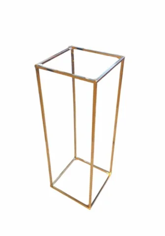 Centre de table doré rectangulaire (11''X31'')