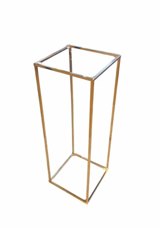 Centre de table doré rectangulaire (11''X31'')