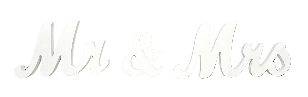 MR & MRS blanc