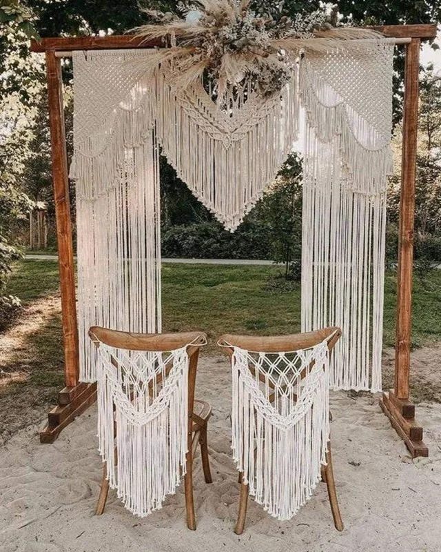 Macramé pour arche