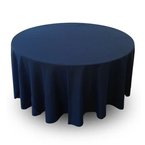 Nappe 120'' ronde marine