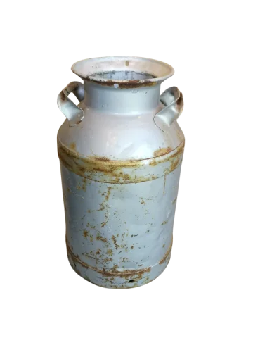 Bidon de lait rustique