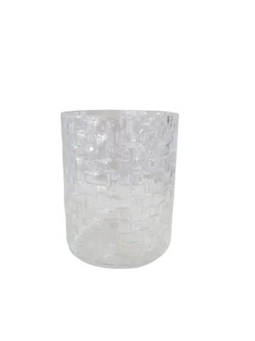vase cylindrique 4'' par 5'' texturé