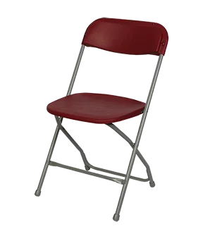 Chaise pliante bourgogne