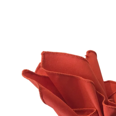 Burnt orange napkin