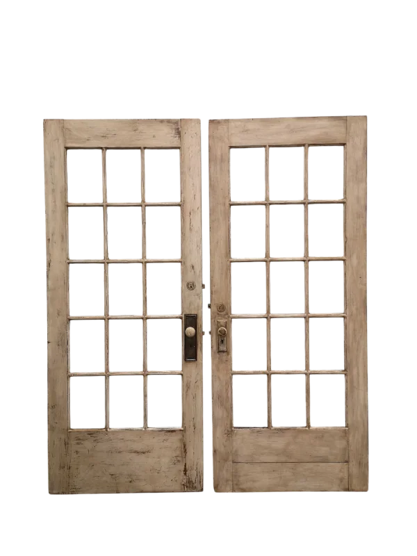 Porte rustique beige