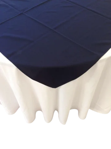 Nappe 54x54 bleu marin foncé