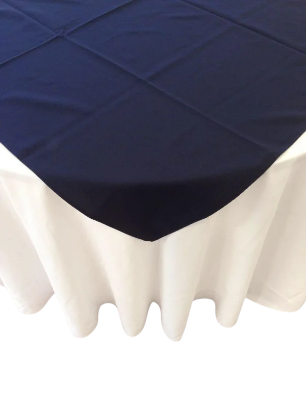 Nappe 54x54 bleu marin foncé