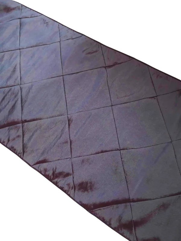 Chemin de table pintuck mauve 9'