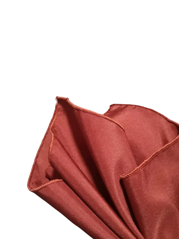 Serviette de table terracotta