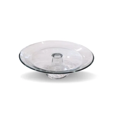 Présentoir à gâteau en verre 12''