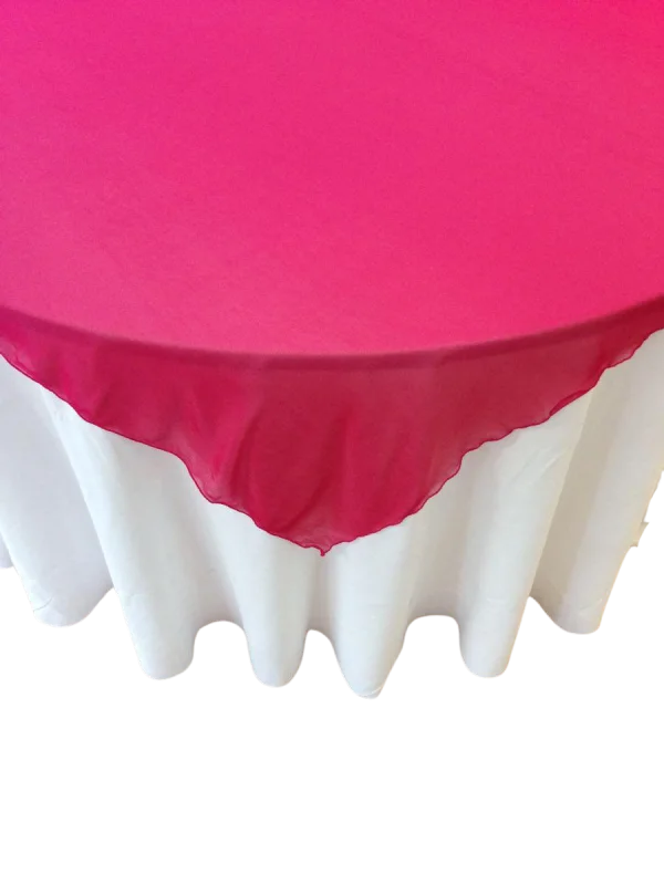 Sur-nappe spandex fushia