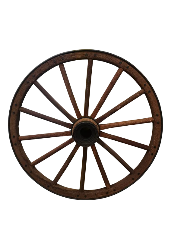 Decorative wooden 44" wheel