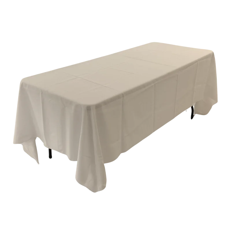 Off-white 54x120 tablecloth