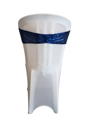 Bandeau en paillette bleu royal