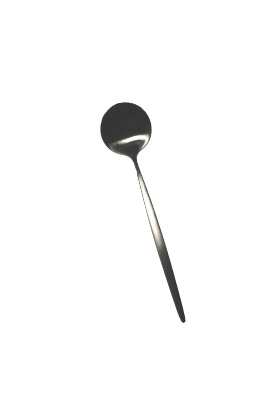 Cuillère à café/dessert noire charcoal foncé